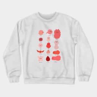 Breath type chart Crewneck Sweatshirt